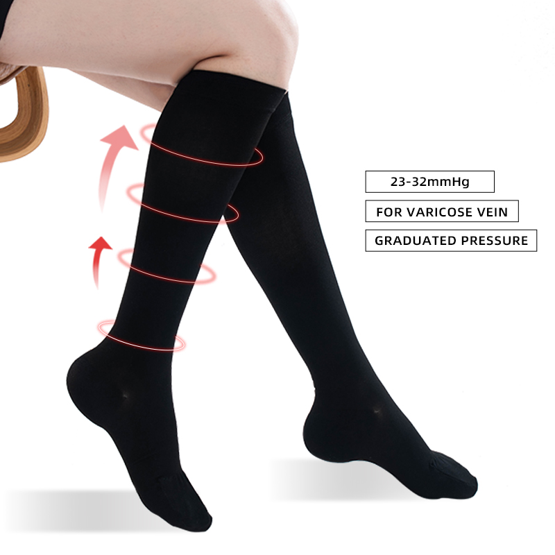 Compression Sock Medical - Legbeauty 23-32mmHg kaus kaki betis kompresi