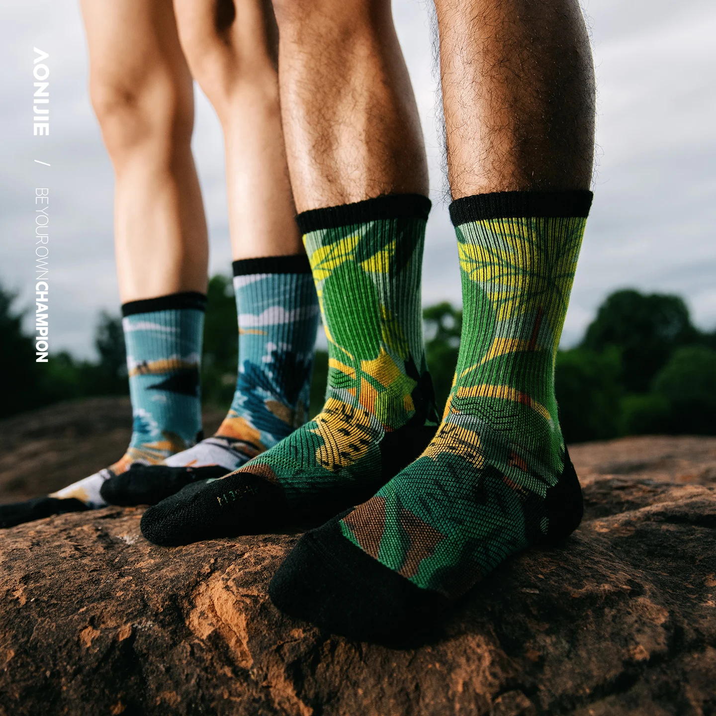 AONIJIE Kaus Kaki Wol Luar Rua - Wool Hiking Sock ulasan dan harga