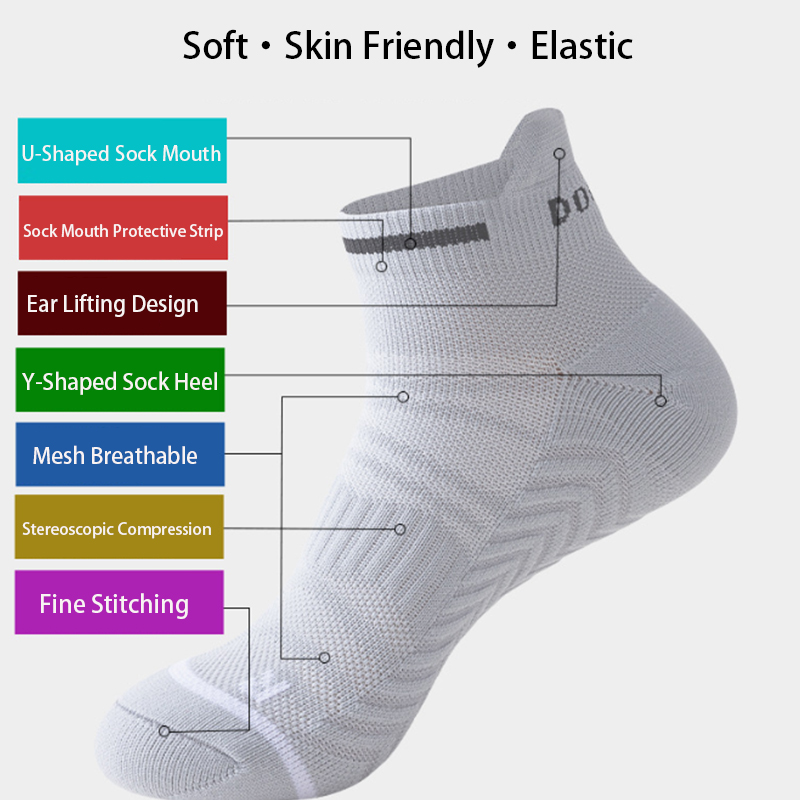 3/6 Pasang Kaus Kaki Atletik W - Ankle Sock Low Cut ulasan dan harga
