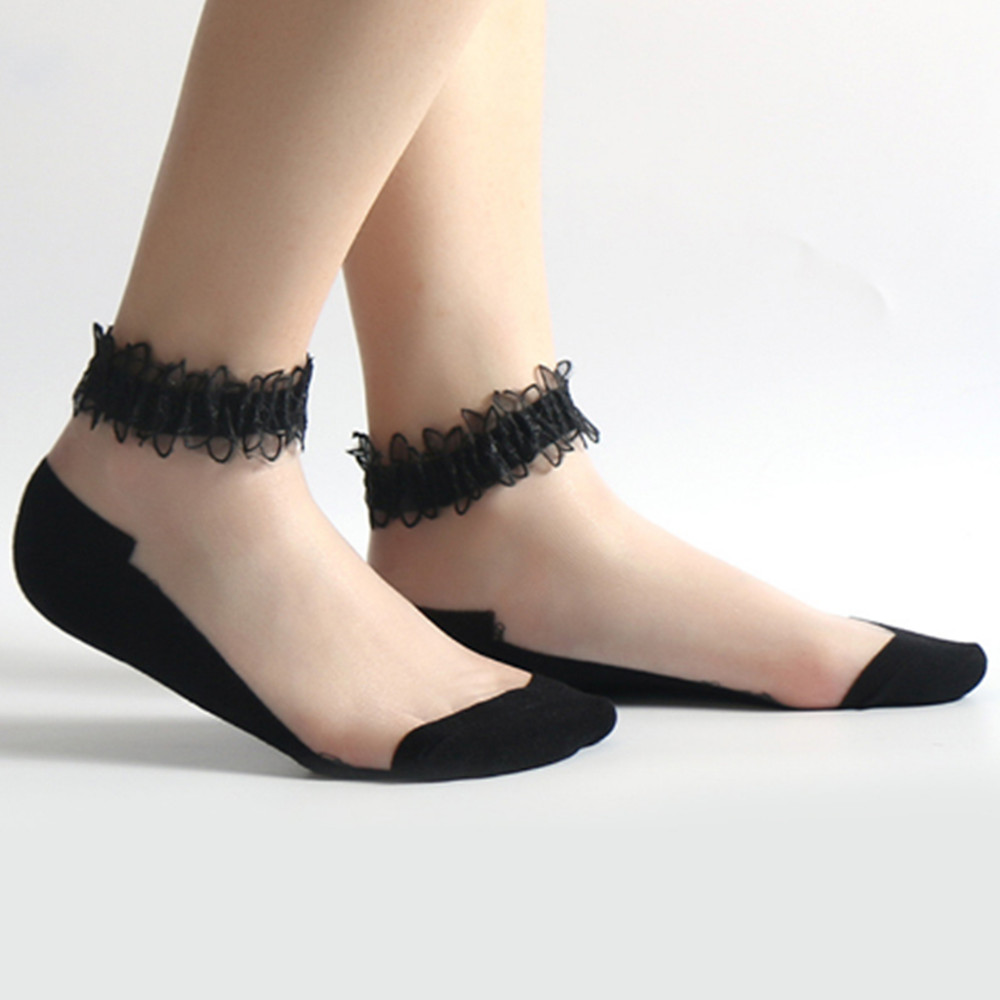 Kaus Kaki Pendek Renda Wanita  - Invisibility Sock Loafer ulasan dan harga