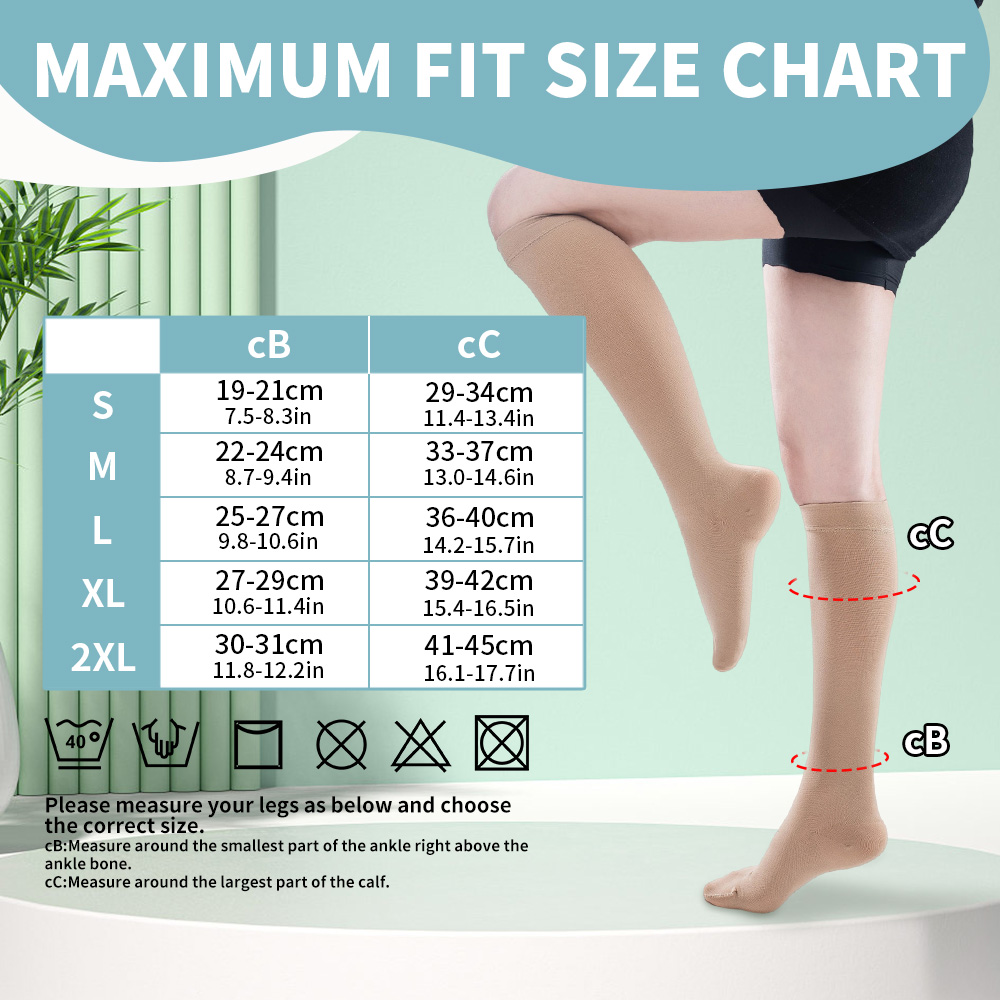 Legbeauty 23-32mmHg kaus kaki  - Compression Sock Medical ulasan dan harga