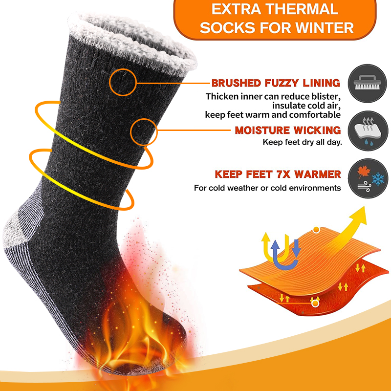 1 Pasang Kaus Kaki Hangat Wol  - Wool Hiking Sock ulasan dan harga