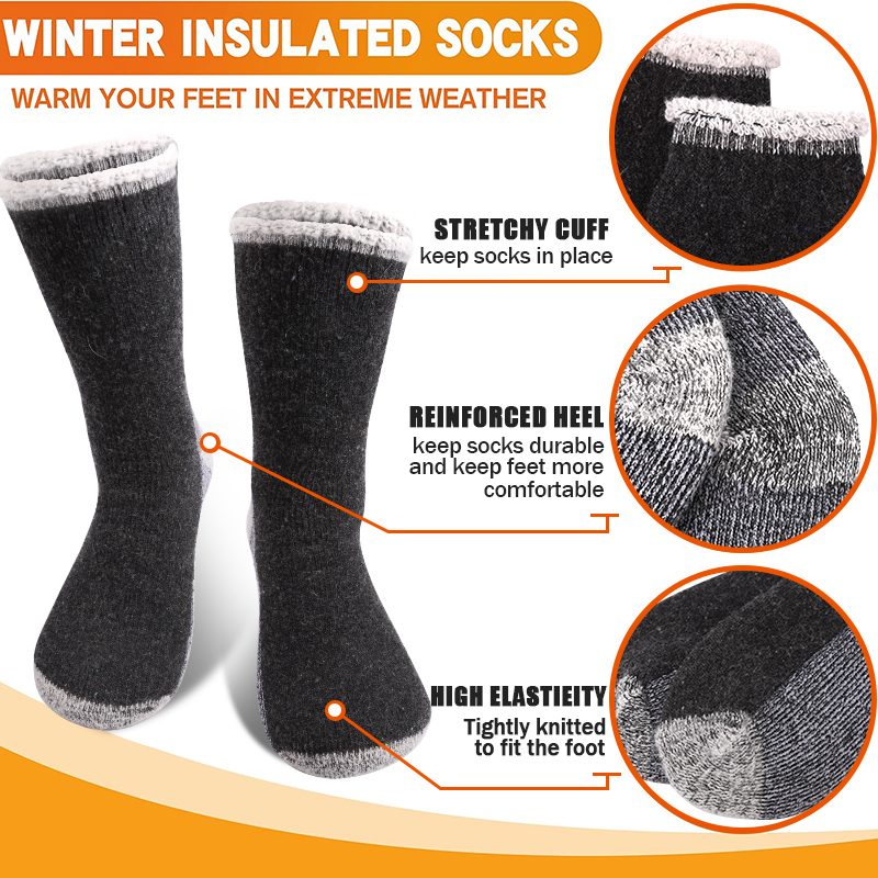 1 Pasang Kaus Kaki Hangat Wol  - Wool Hiking Sock ulasan dan harga