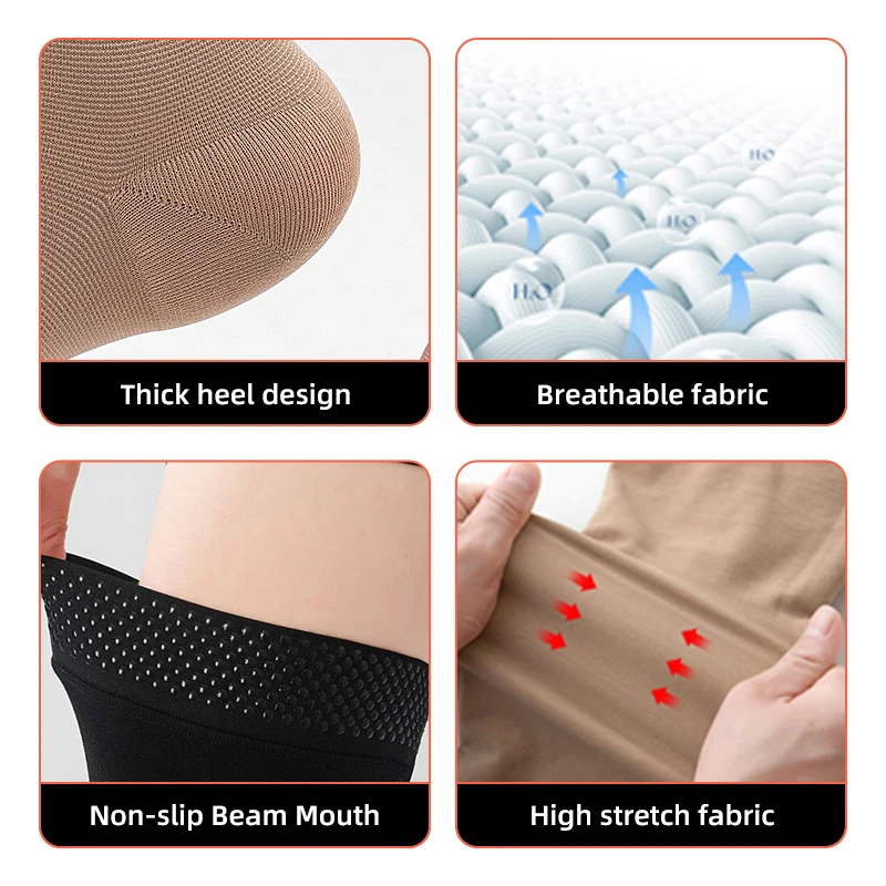 30-40mm Hg atas lutut kaki ter - Compression Sock Medical ulasan dan harga